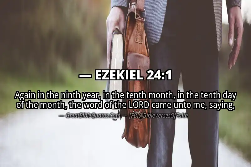 EZEKIEL 24:1 Verse
