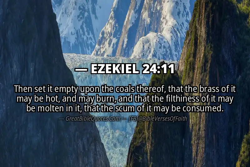 EZEKIEL 24:11 Verse