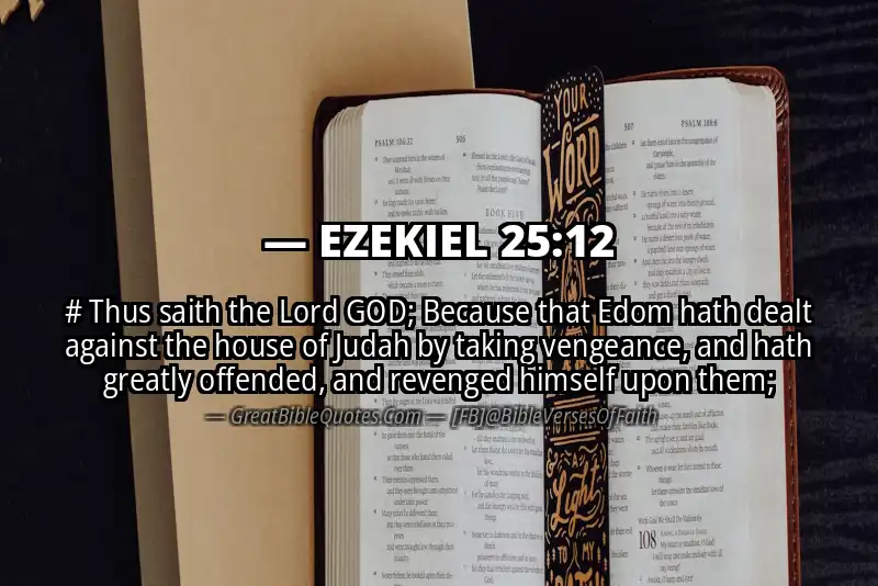 EZEKIEL 25:12 Verse