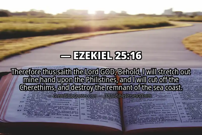 EZEKIEL 25:16 Verse