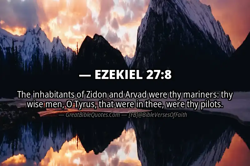 EZEKIEL 27:8 Verse