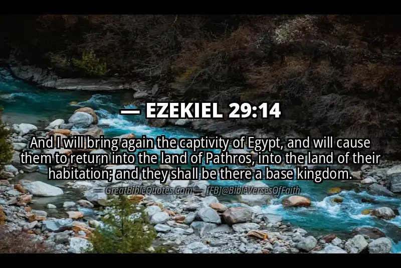 EZEKIEL 29:14 Verse