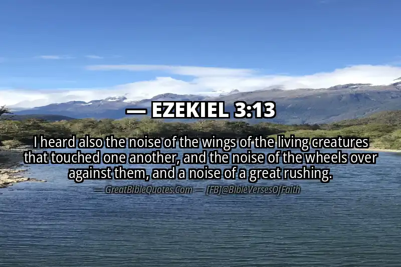 EZEKIEL 3:13 Verse Image