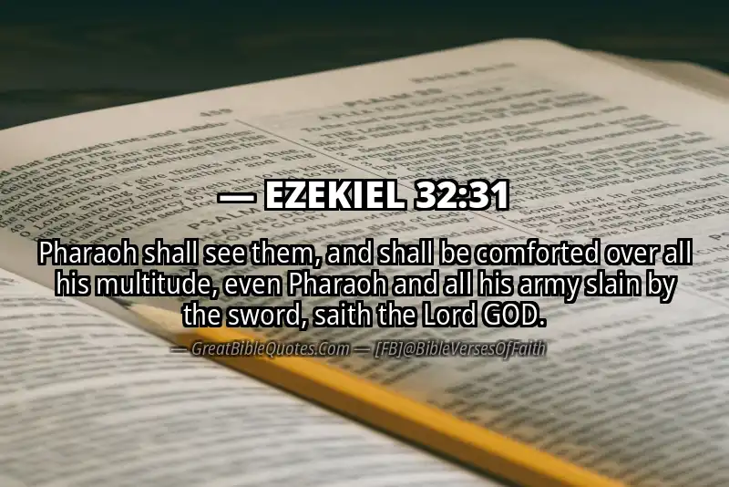 EZEKIEL 32:31 Verse