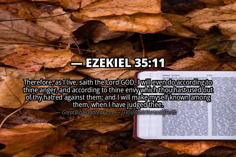 EZEKIEL 35:11 Verse