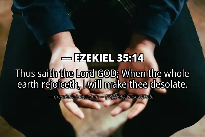 EZEKIEL 35:14 Verse