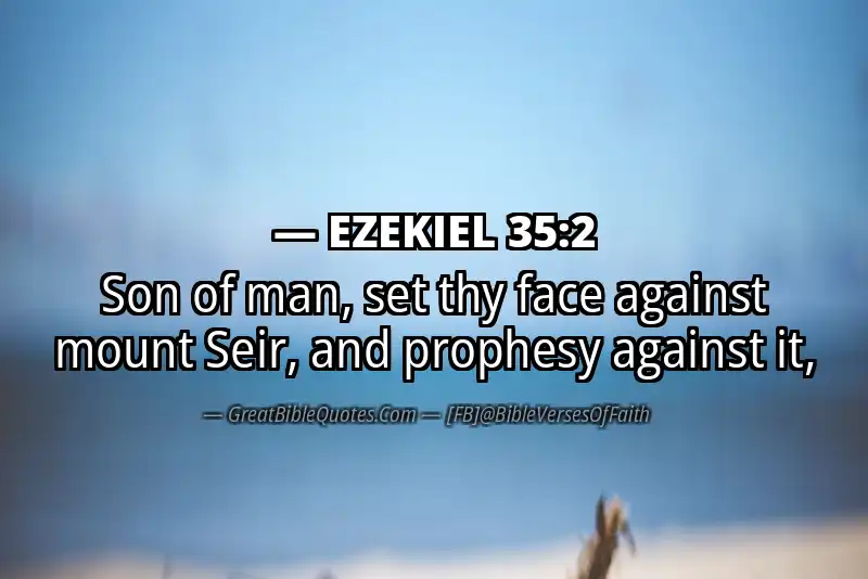 EZEKIEL 35:2 Verse Image