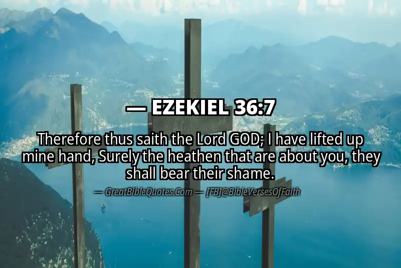 EZEKIEL 36:7 Verse