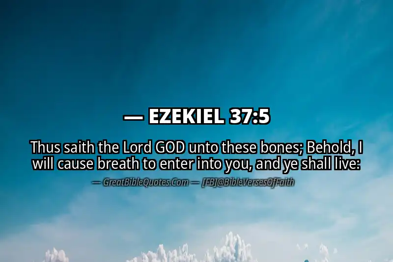 EZEKIEL 37:5 Verse