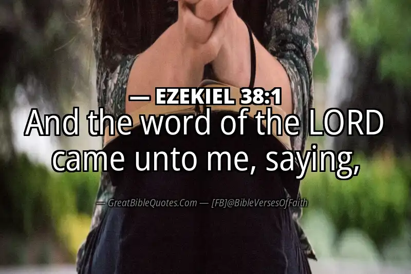 EZEKIEL 38:1 Verse Image