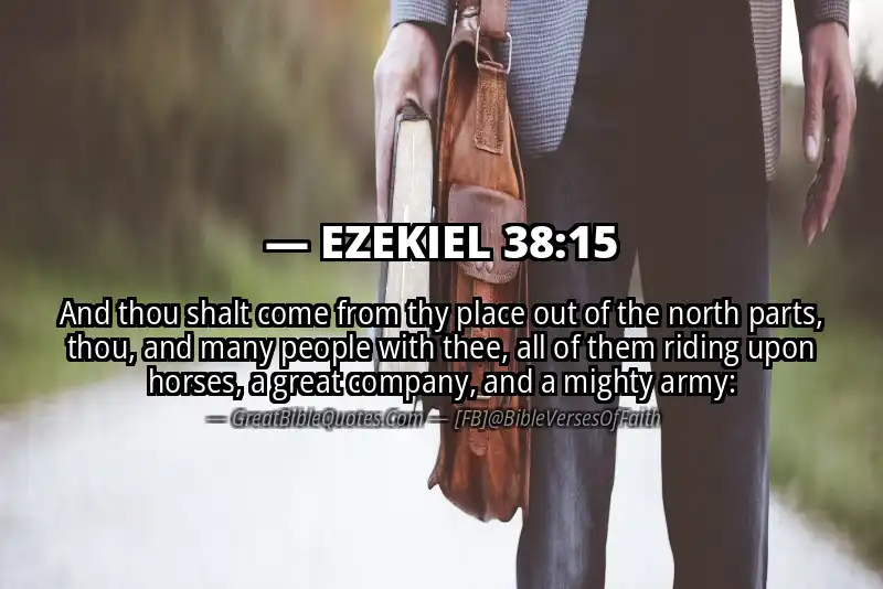 EZEKIEL 38:15 Verse