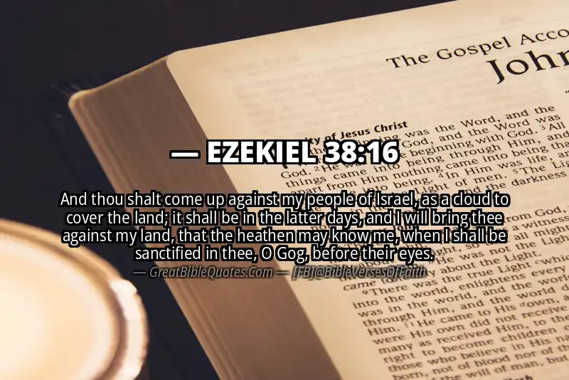 EZEKIEL 38:16 Verse