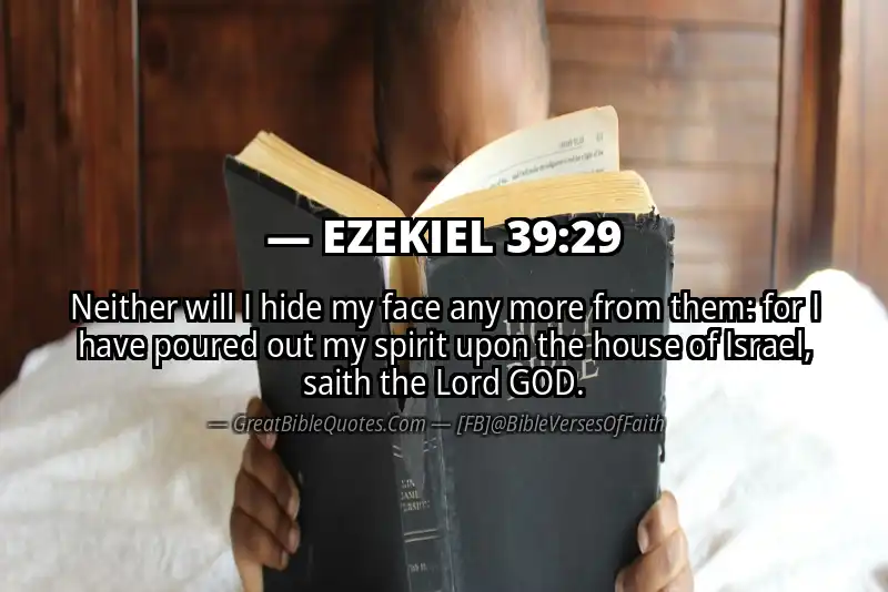 EZEKIEL 39:29 Verse