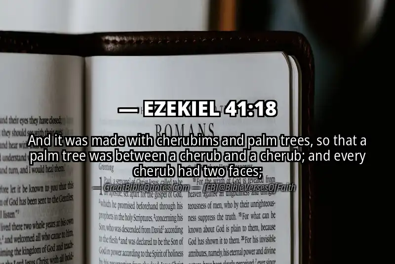 EZEKIEL 41:18 Verse