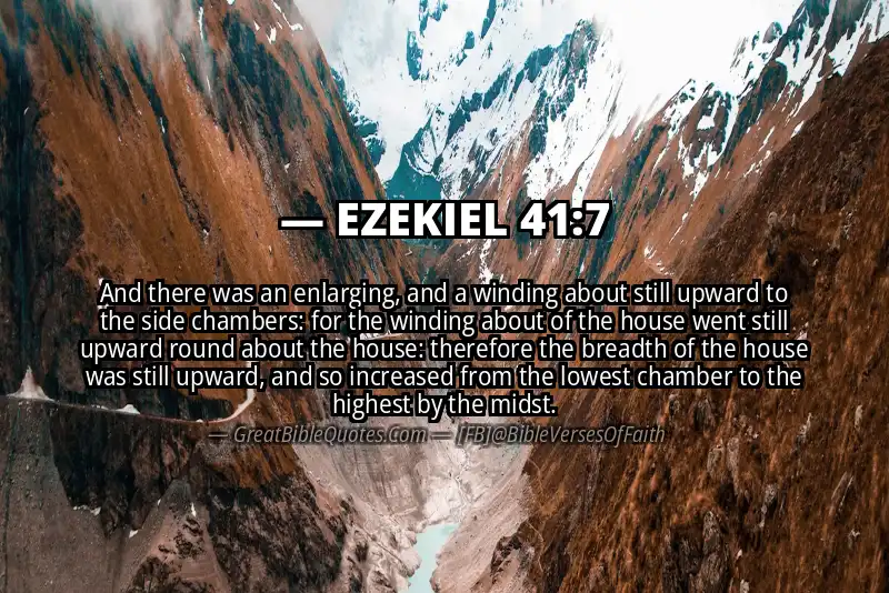 EZEKIEL 41:7 Verse