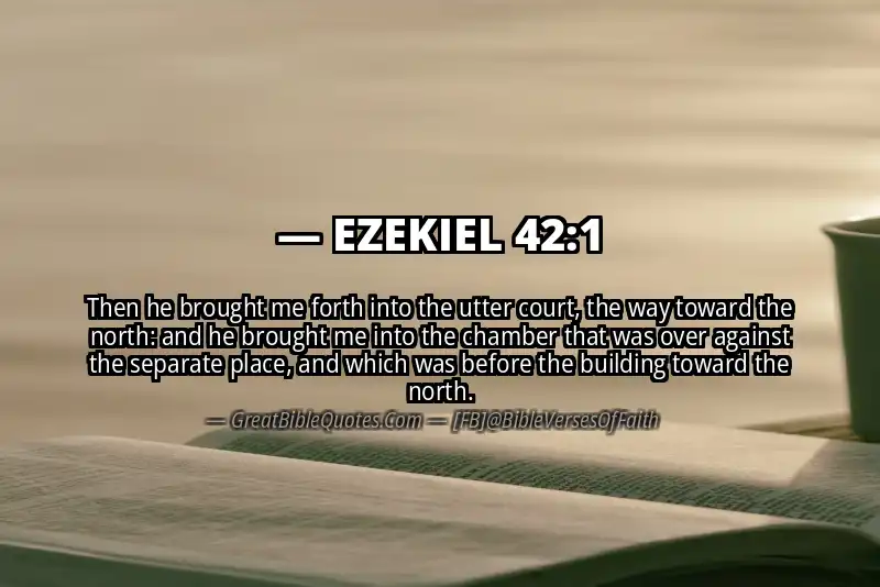 EZEKIEL 42:1 Verse