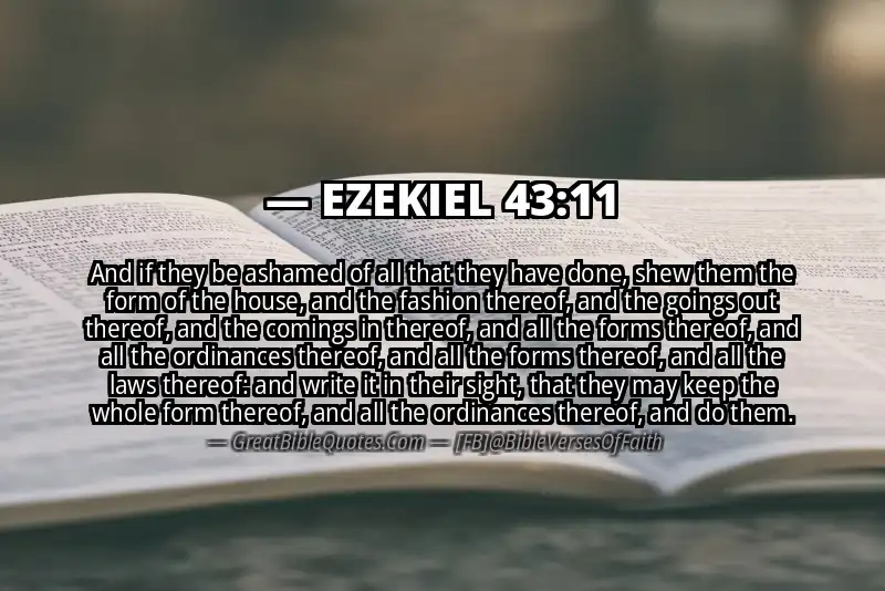 EZEKIEL 43:11 Verse Image