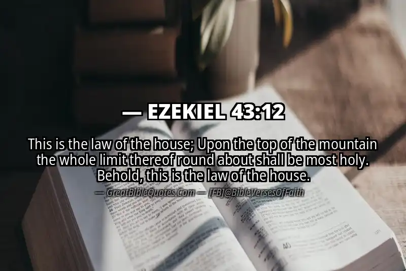 EZEKIEL 43:12 Verse Image