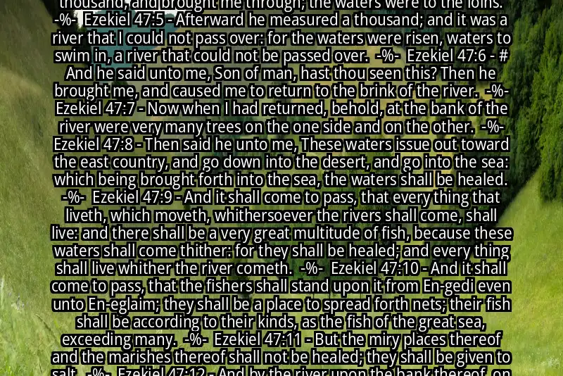 Image for EZEKIEL 47:1-12 Bible verse