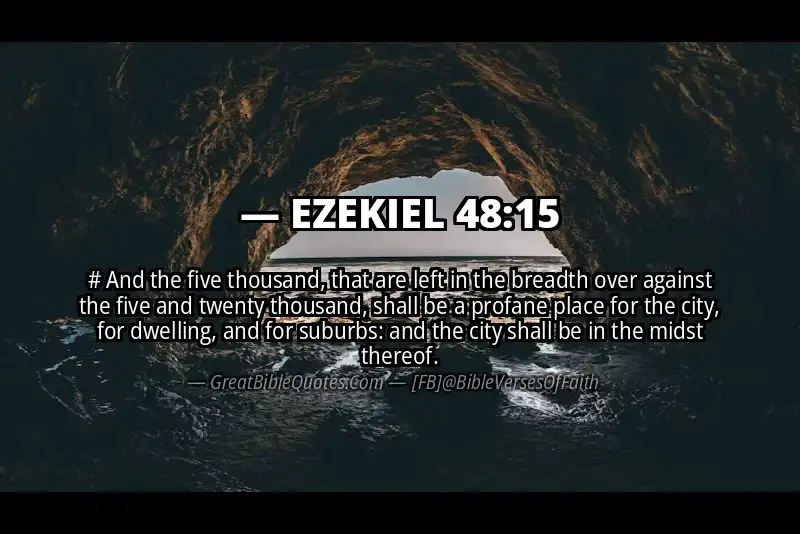 Bible verse: EZEKIEL 48:15 Image