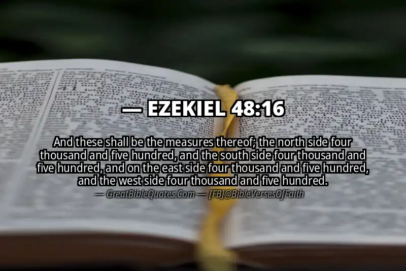 Bible verse: EZEKIEL 48:16 Image