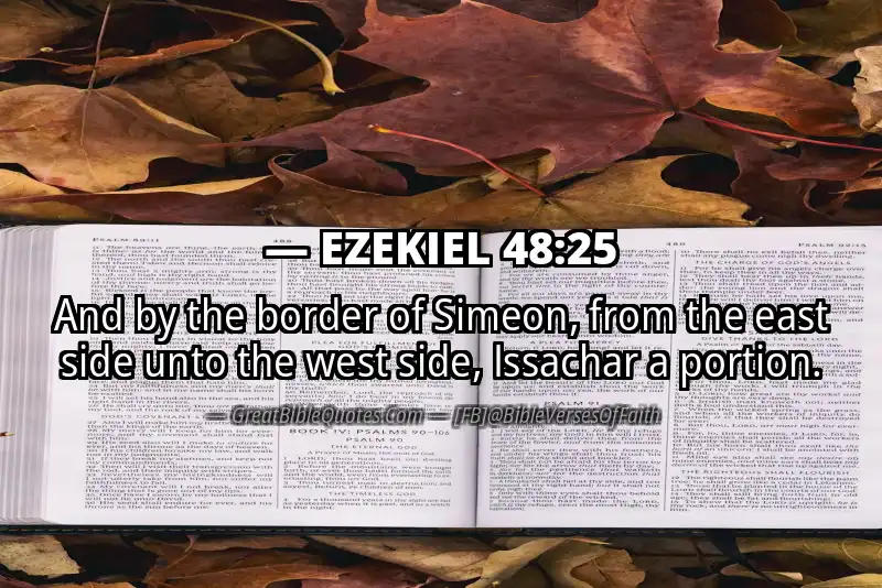EZEKIEL 48:25 Verse Image