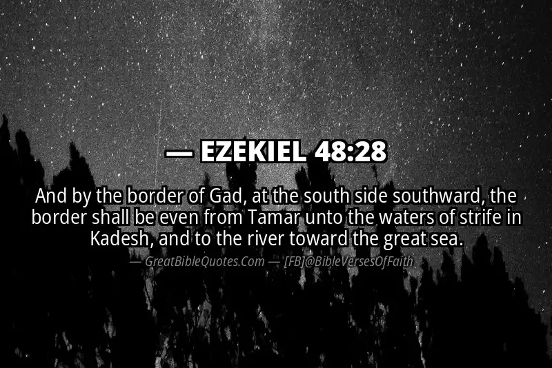 EZEKIEL 48:28 Verse