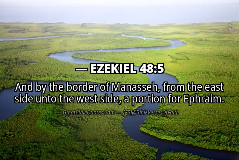 Bible verse: EZEKIEL 48:5 Image