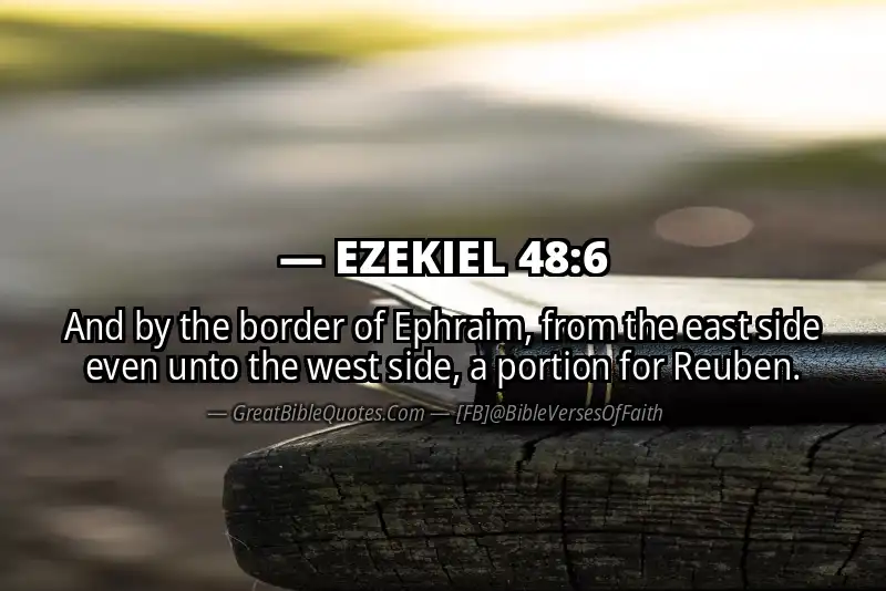 Bible verse: EZEKIEL 48:6 Image