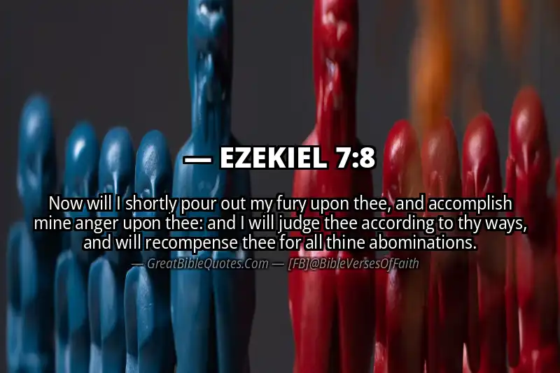 EZEKIEL 7:8 Verse