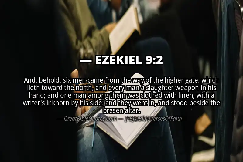 EZEKIEL 9:2 Verse
