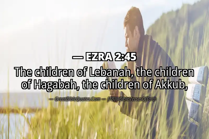 Bible verse: EZRA 2:45 Image