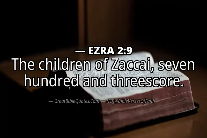 EZRA 2:9 Verse