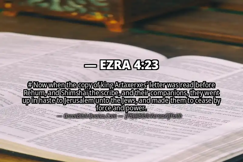 EZRA 4:23 Verse
