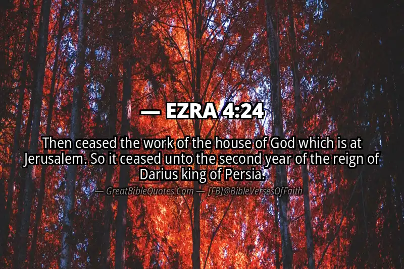 EZRA 4:24 Verse