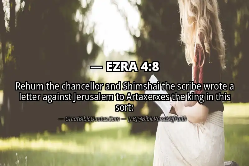 EZRA 4:8 Verse