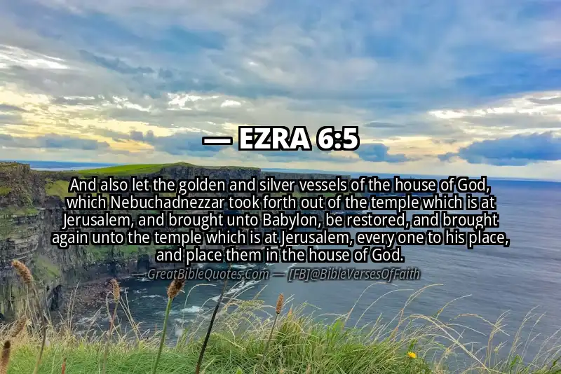 EZRA 6:5 Verse