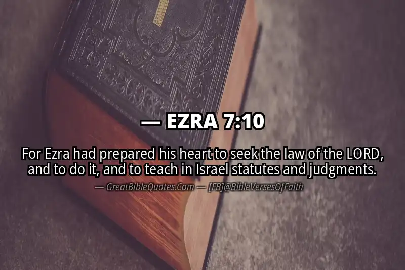 EZRA 7:10 Verse