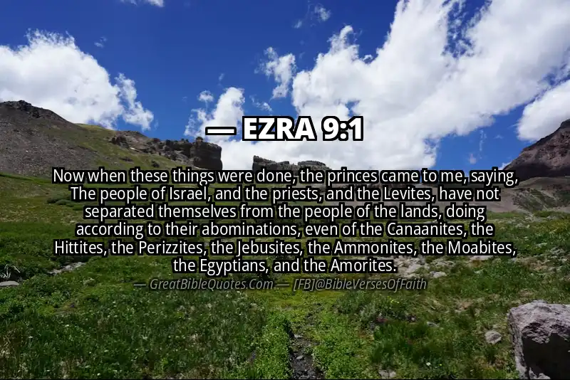 EZRA 9:1 Verse