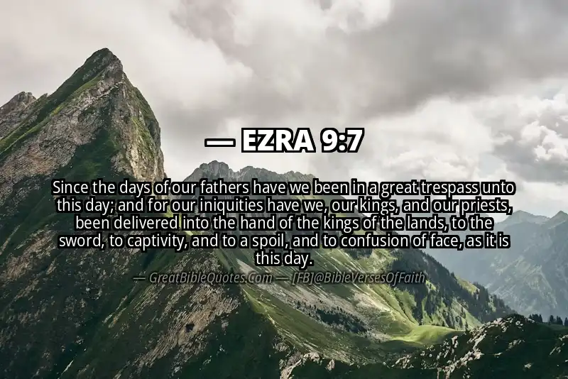 EZRA 9:7 Verse