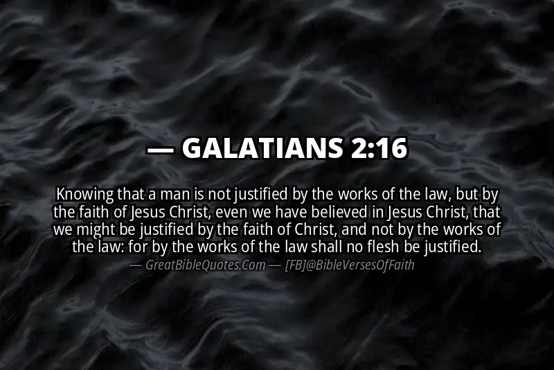 GALATIANS 2:16 Verse