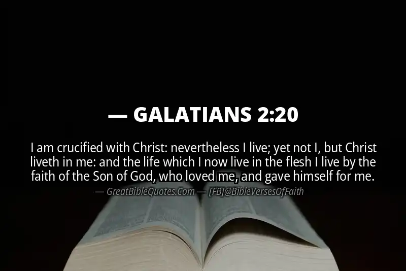 Image for GALATIANS 2:20 Bible verse