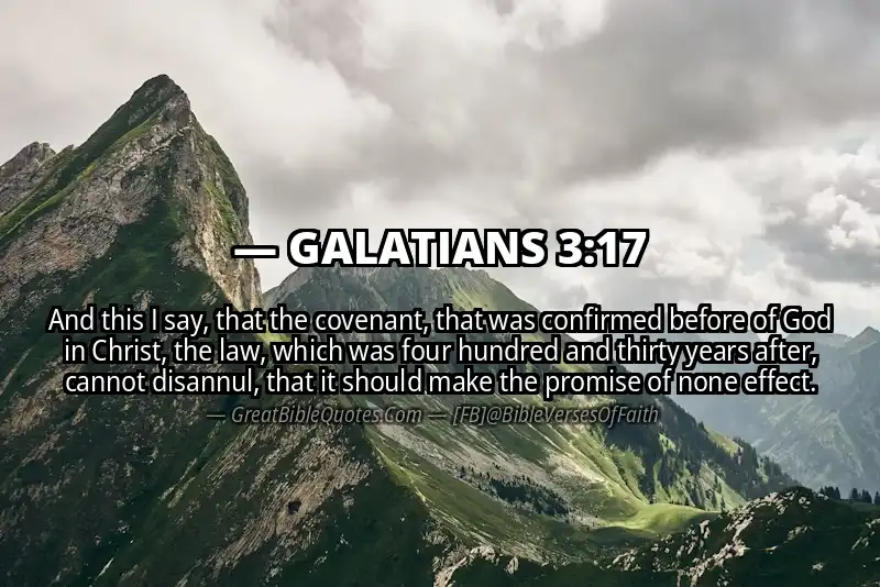 GALATIANS 3:17 Verse