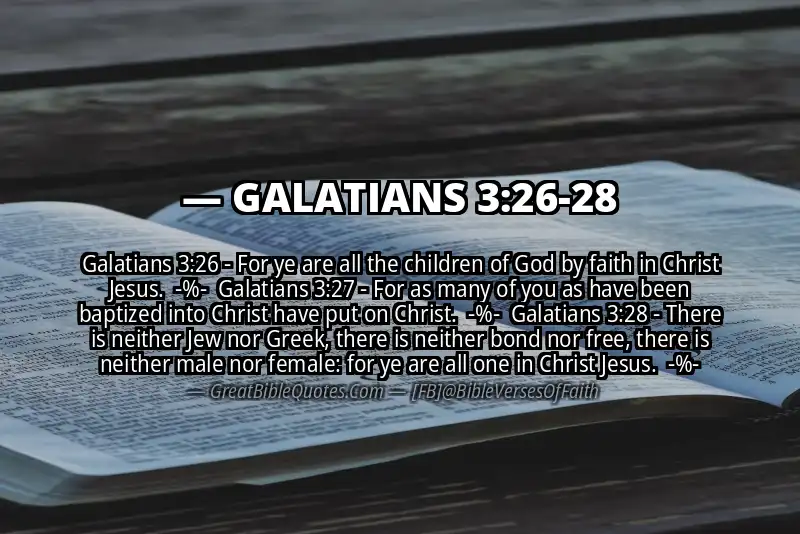 Image for GALATIANS 3:26-28 Bible verse
