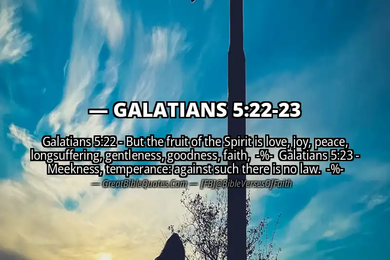 Image for GALATIANS 5:22-23 Bible verse