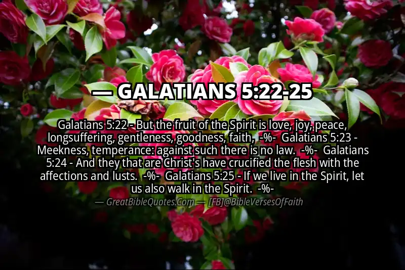 Image for GALATIANS 5:22-25 Bible verse