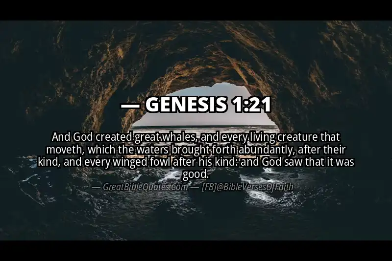GENESIS 1:21 Verse