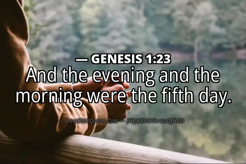 GENESIS 1:23 Verse