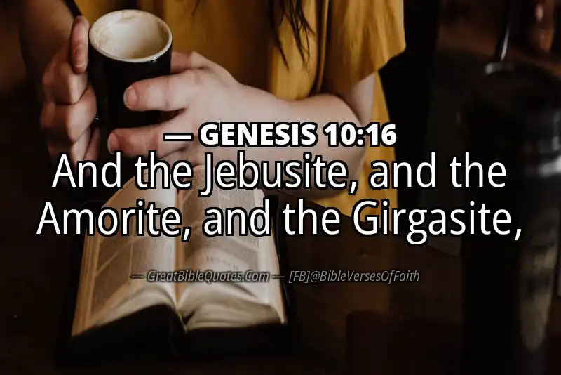 GENESIS 10:16 Verse Image
