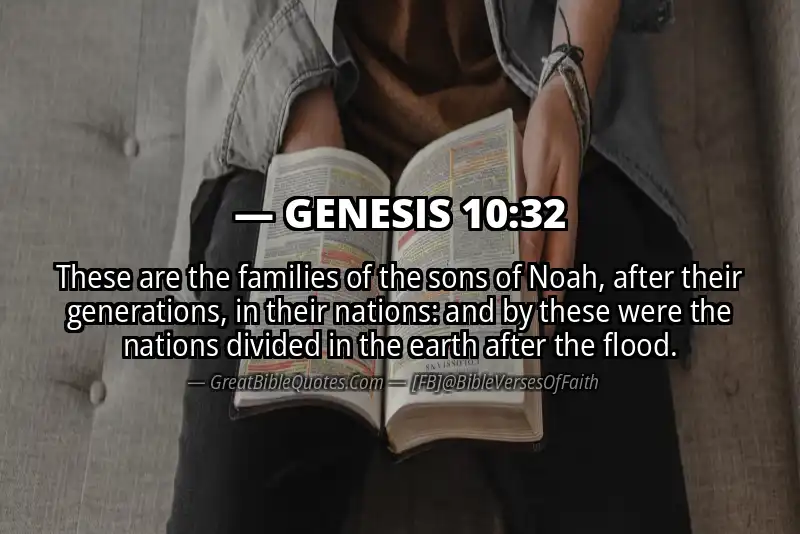 GENESIS 10:32 Verse